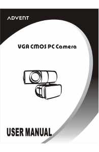 Manual Advent ADE-300N Webcam