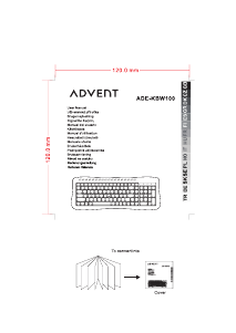 Instrukcja Advent ADE-KBW100 Klawiatura