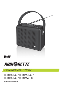 Käyttöohje Radionette RNPDMW14E Radio