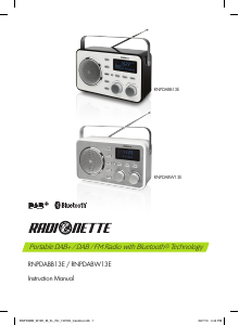 Manual Radionette RNPDABW13E Radio