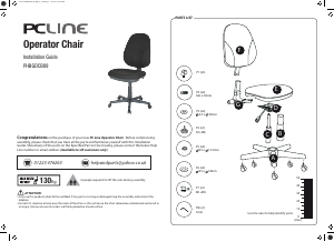 Manual PC Line PHBGOCB09 Office Chair