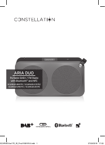 Brugsanvisning Constellation SCARIADURG17E Radio