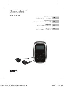 Bruksanvisning Sandstrøm S1PDAB13E Radio