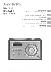 Bruksanvisning Sandstrøm S1RADWN11E Radio