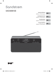 Bruksanvisning Sandstrøm S4DABB13E Radio