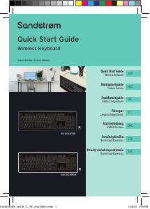 Bruksanvisning Sandstrøm S1400SK1WH Tastatur