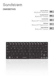 Bruksanvisning Sandstrøm SMKBBTN15 Tastatur