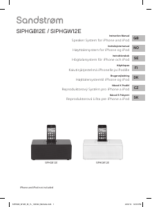 Handleiding Sandstrøm SIPHGB12E Speakerdock