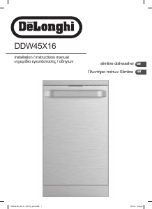 Handleiding DeLonghi DDW45X16 Vaatwasser
