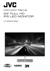 Handleiding JVC LT-24CM79W LED monitor