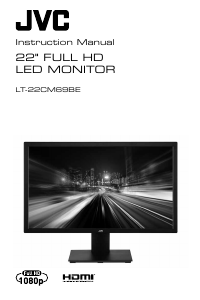 Handleiding JVC LT-22CM69BE LED monitor