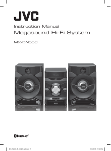 Bruksanvisning JVC MX-DN550 Högtalare