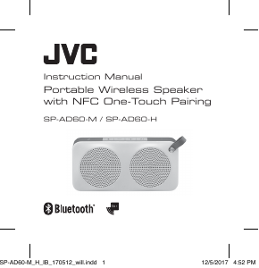 Handleiding JVC SP-AD60-M Luidspreker