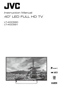 Handleiding JVC LT-40C590 LED televisie