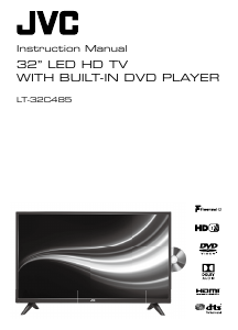 Manual JVC LT-32C485 LED Television