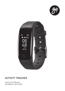 Handleiding Goji GFITBK20 Activity tracker