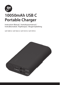 Manual Goji G6P10BK18 Portable Charger