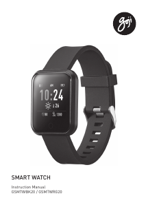 Brugsanvisning Goji GSMTWBK20 Smartwatch