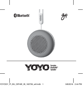 Käyttöohje Goji YOYOGY16E Kaiutin