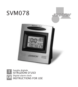 Manuale Johnson SVM078 Stazione meteorologica