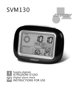 Manuale Johnson SVM130 Stazione meteorologica