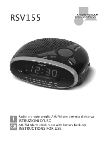 Bruksanvisning Johnson RSV155 Klockradio