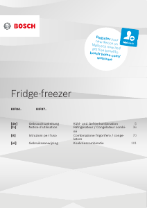 Manuale Bosch KIF87SDD0 Frigorifero-congelatore
