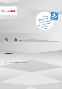 Manual de uso Bosch WTR85V91ES Secadora