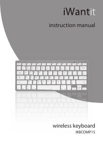 Handleiding iWantit IKBCOMP15 Toetsenbord