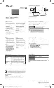 Handleiding iWantit IWMABL13E Luidspreker