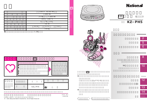 説明書 ナショナル KZ-PH5 クッキングヒーター