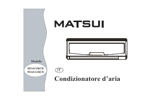 Manuale Matsui MSA41A9KCH Condizionatore d’aria