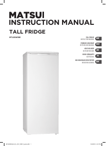 Manual Matsui MTL55W18E Refrigerator