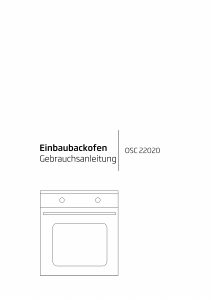 Bedienungsanleitung BEKO OSC 22020 X Backofen