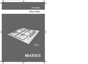 Manual Matsui MGH60SS Hob