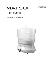 Handleiding Matsui M70STW09 Stoomkoker