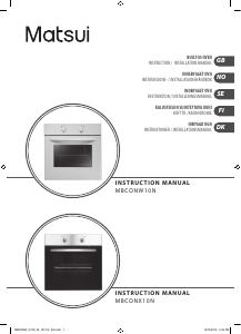 Manual Matsui MBCONW10N Oven