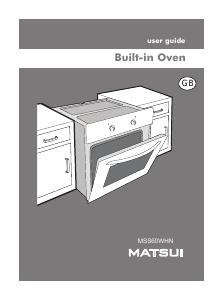 Manual Matsui MSS60WHN Oven