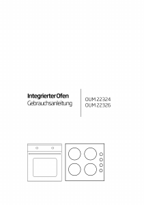 Bedienungsanleitung BEKO OUM 22326 X Backofen