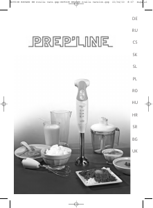 Instrukcja Tefal HB710188 PrepLine Blender ręczny