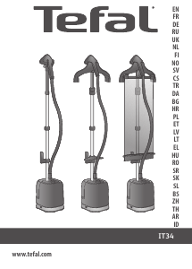 Manual Tefal IT3440Z0 Garment Steamer