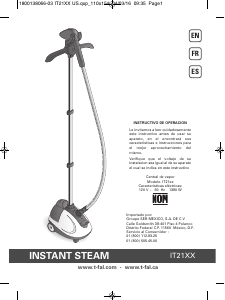 Mode d’emploi Tefal IT2120U0 Instant Défroisseur