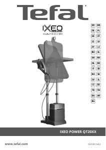 Manual Tefal QT2020CH Ixeo Power Vaporizador de vestuário