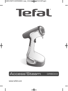 Bruksanvisning Tefal DR8085G1 AccessSteam Handhållen steamer