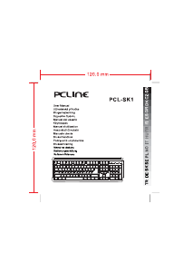 Εγχειρίδιο PC Line PCL-SK1 Πληκτρολόγιο