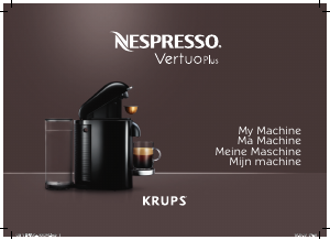Bruksanvisning Krups XN903NNL Nespresso Vertuo Plus Espressomaskin