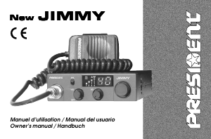 Handleiding President New Jimmy Transceiver