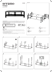 Handleiding Serano S120BG09 TV meubel