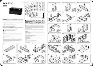 Handleiding Serano TS035 TV meubel