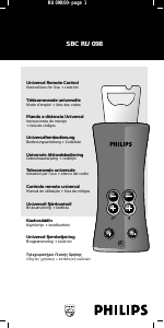 Mode d’emploi Philips SBC RU 098 Télécommande